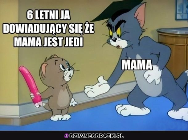 Miecz świetlny mamy