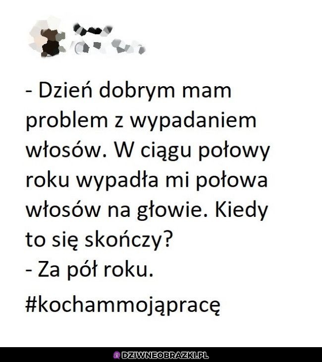 Problem z włosami