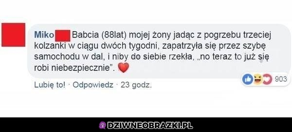 Babcia ma dystansik