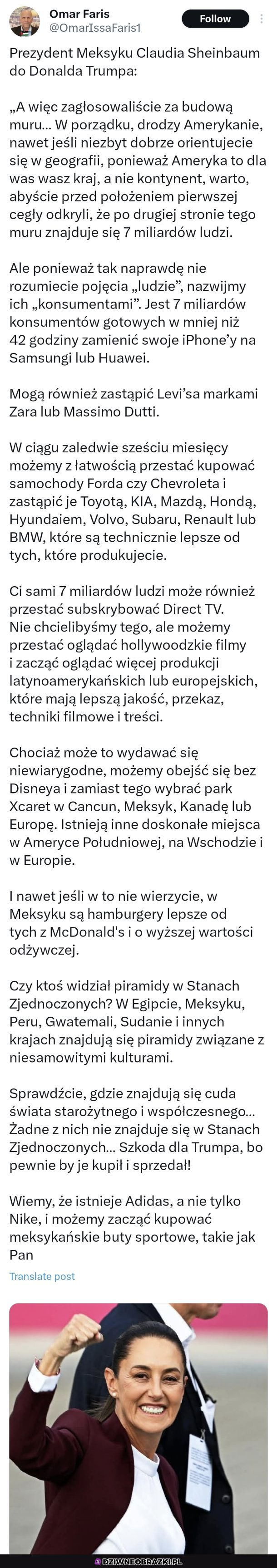 Meksykanie do Trumpa