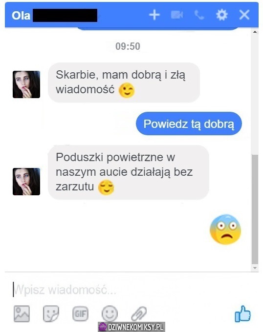 Ma dwie wiadomości