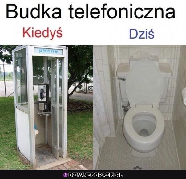 Budka telefoniczna naszych czasów