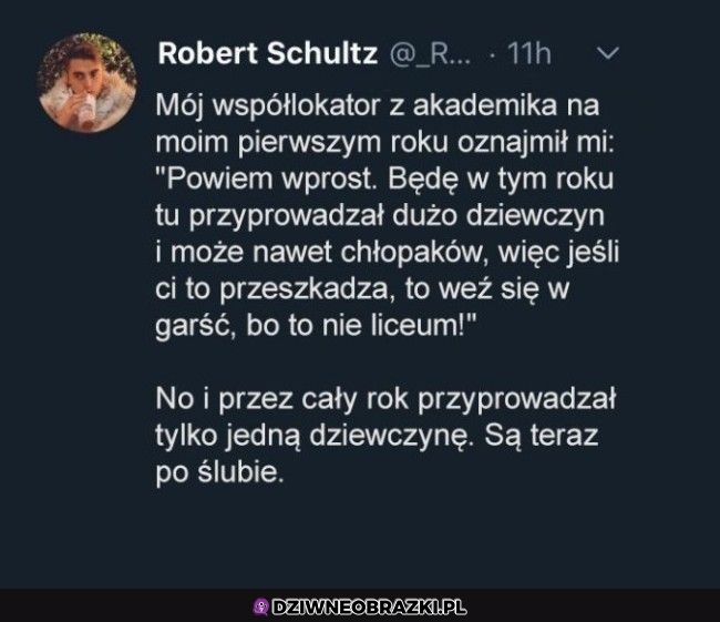 Nie musiał długo szukać