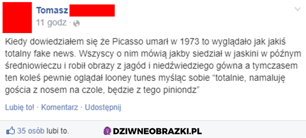 Solidna rozkmina na temat Picasso