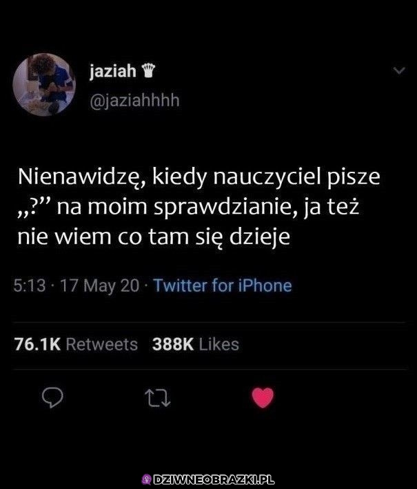 Żebym ja to wiedział o co chodzi