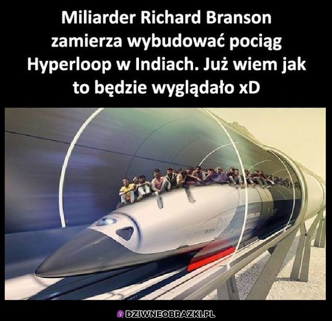 Hyperloop w Indiach