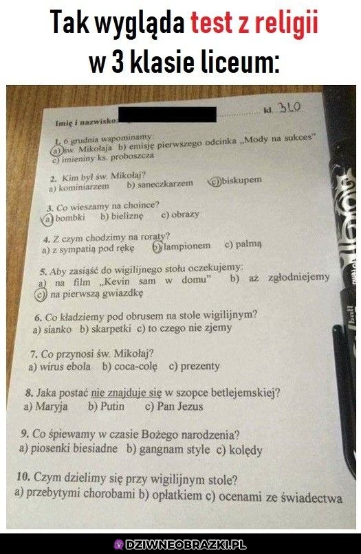 Naprawdę trudny test