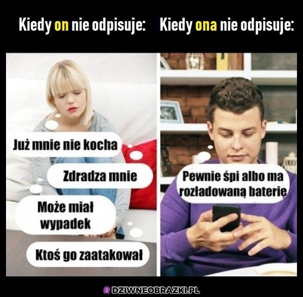 Kiedy nie odpisuje