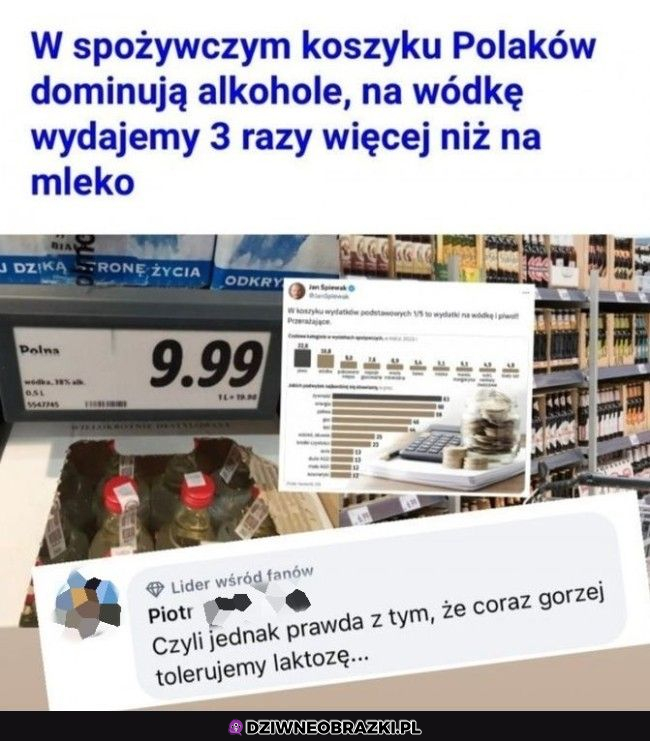 Dobrze, że na wódkę jesteśmy zdrowi