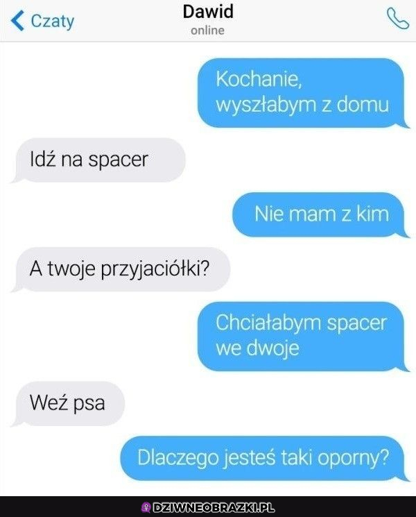 Oporny gość