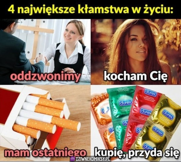 4 największe kłamstwa