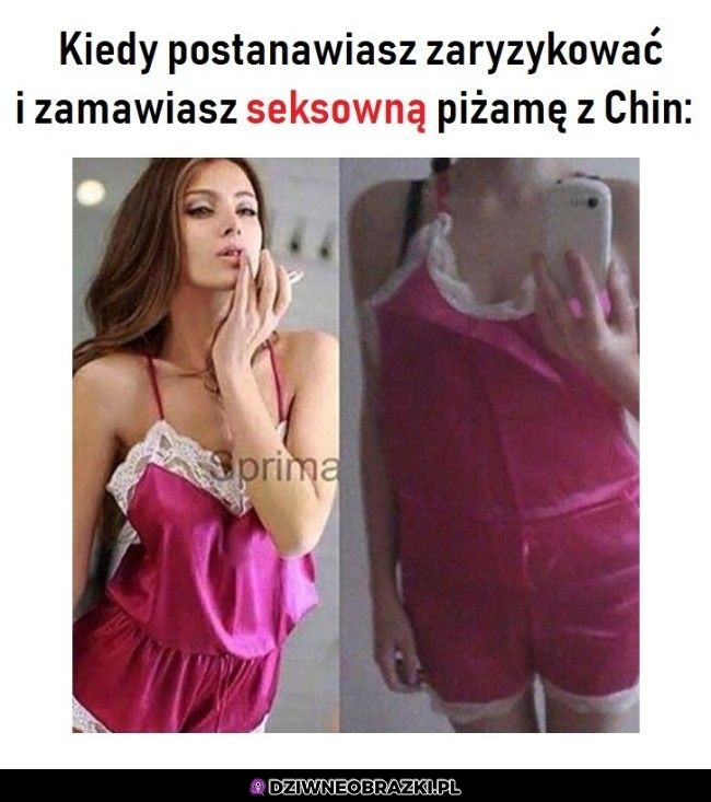 Piżamka z Chin