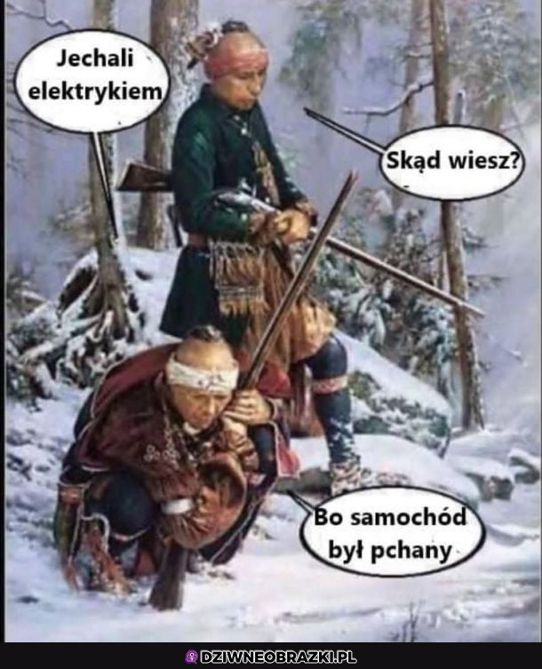 Jechali elektrykiem