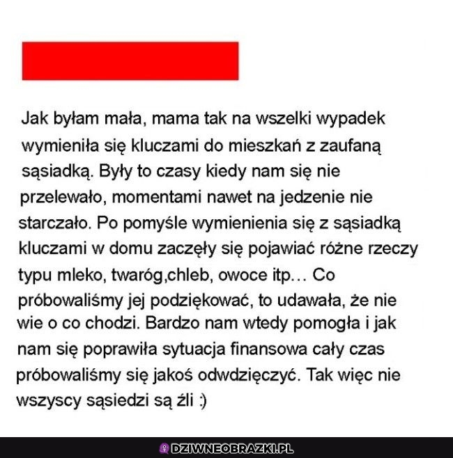 I tak powinno być zawsze