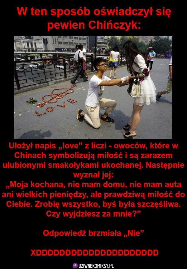 Oświadczyny chińczyka