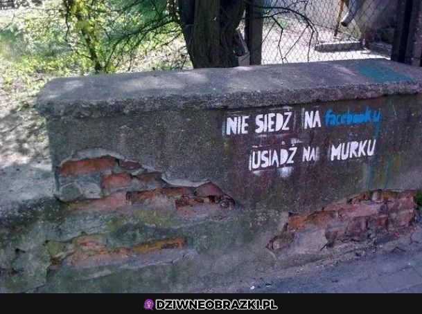 A ty na czym teraz siedzisz?