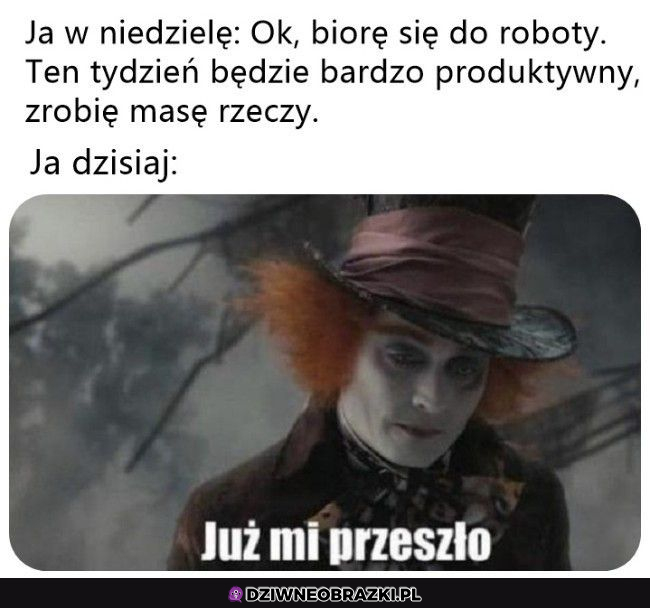 Zawsze przechodzi