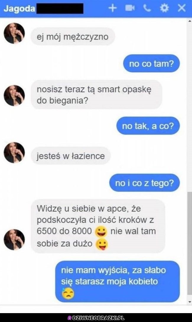 Wydało się przez opaskę