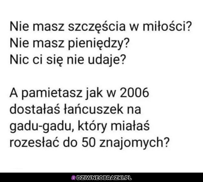 To wszystko przez to