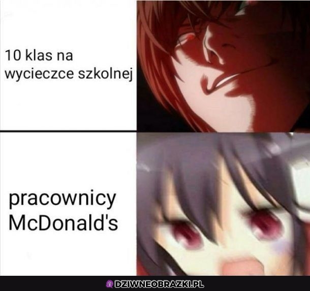 Wycieczka szkolna w maczku