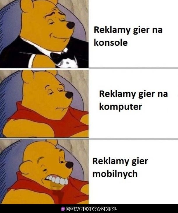 Reklamy gierek takie są