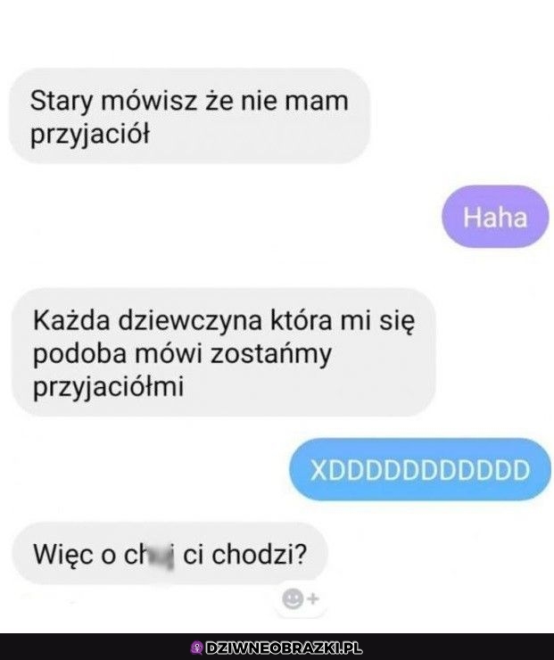 Jak nie ma przyjaciół, skoro ma ich mnóstwo?