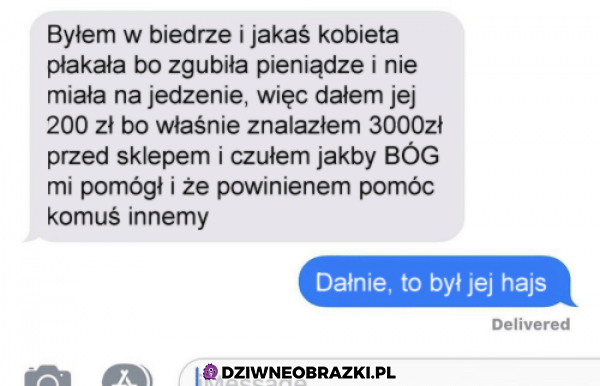 A ty jakbyś się zachował?