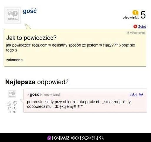 Jak im to powiedzieć?