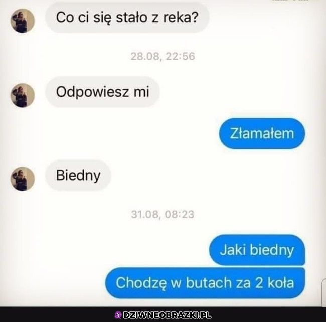 No bez przesady z tym współczuciem