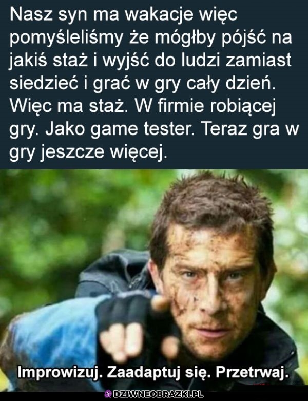 Ogarnął to dobrze